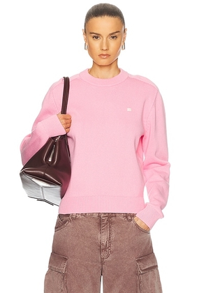Acne Studios Kolos Crewneck Sweater in Cameo Pink - Pink. Size XS (also in ).