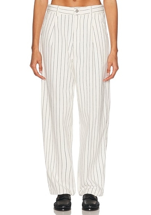 Carhartt WIP Hendry Pant in Seaton Stripe  Wax  & Dark Navy - Navy. Size 31 (also in ).