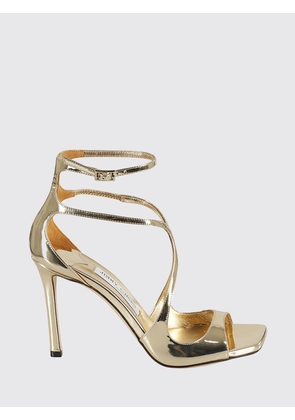 Heeled Sandal JIMMY CHOO Woman color Gold