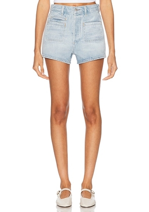 Citizens of Humanity Marlow Welt Pocket Short in Skyscape - Blue. Size 27 (also in 28, 32, 33).