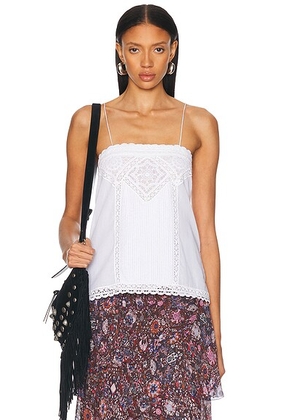 Isabel Marant Etoile Gaelia Top in WHITE - White. Size 42 (also in ).