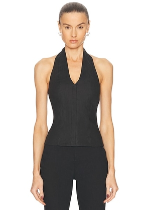 A.L.C. Cora Top in Black - Black. Size 6 (also in 2, 8).