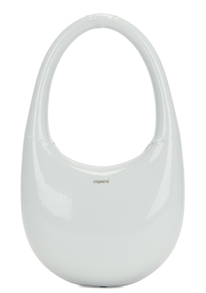 Coperni Liquid Print Swipe Bag in Grey - Grey. Size all.