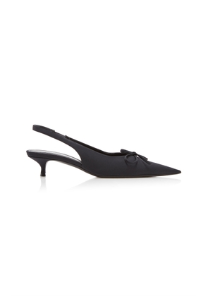 Balenciaga Knife Bow-Detailed Mules - Moda Operandi