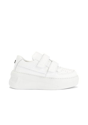 Acne Studios Steffey U Friend Raise Sneaker in Optic White - White. Size 40 (also in 41).