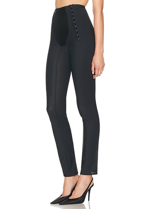 Dolce & Gabbana High Waisted Pant in Black - Black. Size 42 (also in ).