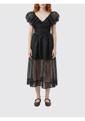 Dress GANNI Woman color Black