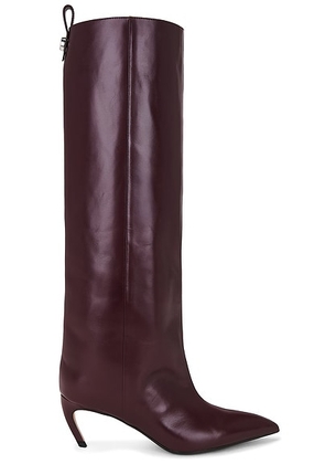 THE ATTICO Lea Boot in Mauve - Mauve. Size 36 (also in ).