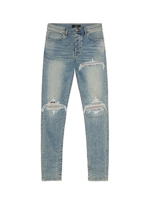 Amiri Crane MX1 Jean in Medium Indigo - Blue. Size 33 (also in 34, 36).