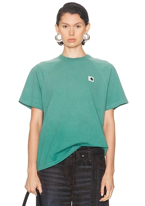 Carhartt WIP Hudson T-shirt in Saguaro - Green. Size XS (also in ).