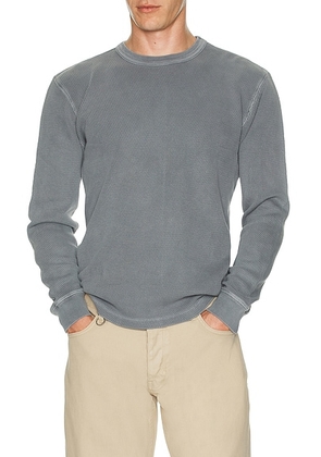 Citizens of Humanity Waffle Crewneck Sweater in Grey - Grey. Size S (also in XL/1X).