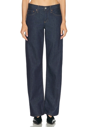 AGOLDE Low Rise Loose Jeans in Pure - Blue. Size 24 (also in 25, 26, 27, 28, 29, 30).