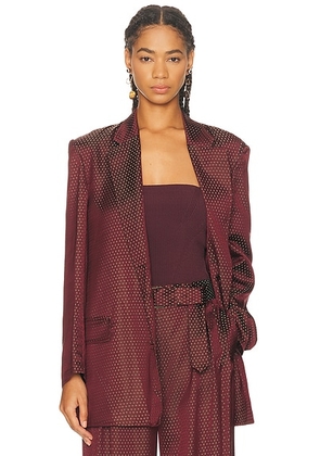 Dries Van Noten Bastis Jacket in Burgundy - Burgundy. Size M (also in ).
