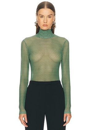 Dries Van Noten Hoyser Neck in Mint - Mint. Size S (also in XS).