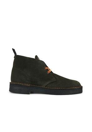 Clarks Desert Boot in Loden Green Suede - Green. Size 12 (also in 7, 7.5).