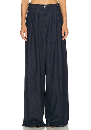Dries Van Noten Pamplona Pants in Indigo - Blue. Size M (also in S, XS).