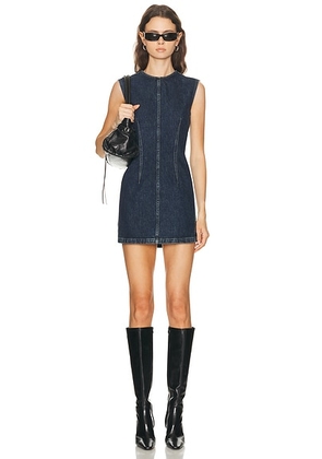 AGOLDE Barton Dress in Hiatus - Blue. Size M (also in S, XL, XS).