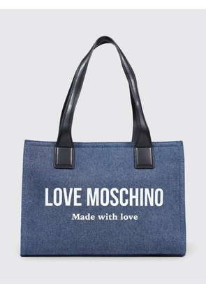 Shoulder Bag LOVE MOSCHINO Woman color Denim