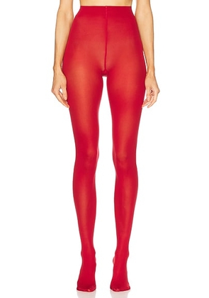 FALKE Pure Matte 50 Tight in Scarlet - Red. Size S (also in ).