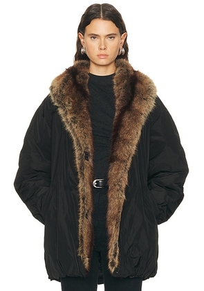 Isabel Marant Cardine Coat in Black - Black. Size 38 (also in ).