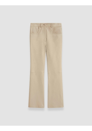 Duke Leather Stretch Trousers - 34