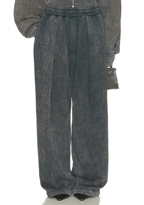 Helsa The Full Sweatpants in Fleece in Vintage Distressed Black - Black. Size XXS (also in ).