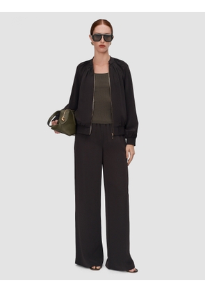 Mira Satin Twill Bomber Jacket - 32