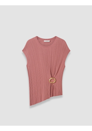 Kenit Knit Plissé Top - M