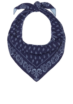 Guest In Residence The Wild Rag in Indigo & Light Blue - Navy. Size all.