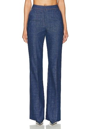 LaQuan Smith High Waisted Wide Leg Jeans in Dark Blue - Denim-Dark. Size M (also in ).