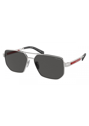Prada Linea Rossa Dark Grey Navigator Mens Sunglasses PS 51ZS 1BC06F 59