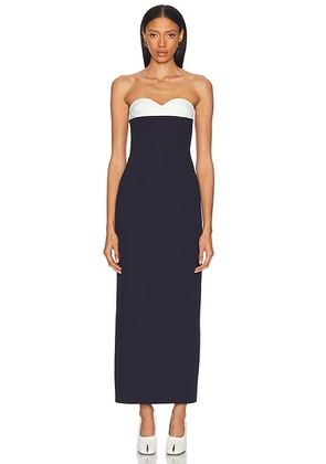 KHAITE Yael Dress in Dark Navy - Navy. Size 4 (also in ).