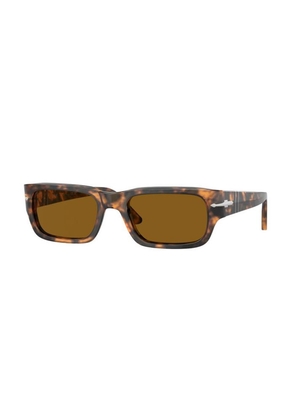 Persol Adrien Brown Rectangular Unisex Sunglasses PO3347S 121033 55