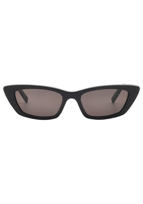 Saint Laurent Black Cat Eye Ladies Sunglasses SL 277 009 52