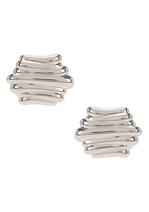 KHAITE Crema Earrings in Silver - Metallic Silver. Size all.