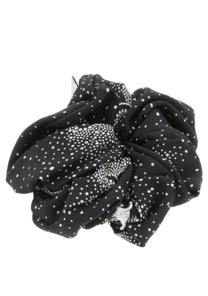 Celine Scrunchy Rayure in Black/Silver