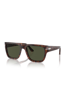 Persol Green Square Unisex Sunglasses PO3348S 24/31 55
