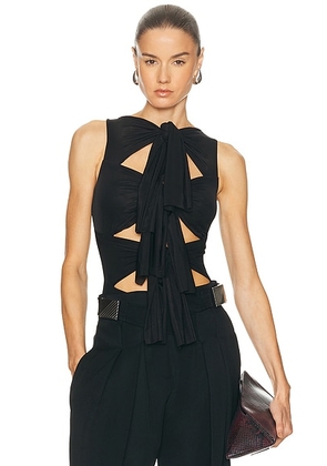 Maygel Coronel Nebbia Bodysuit in Basalto - Black. Size all.