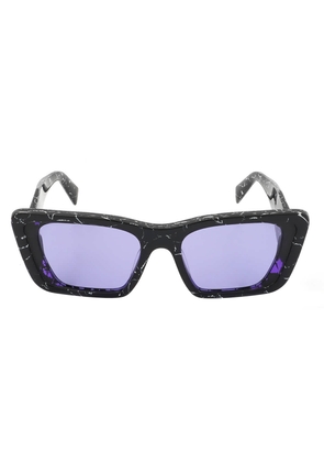 Prada Violet Butterfly Ladies Sunglasses PR 08YS 03V01O 51