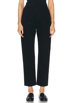 RENGGLI Slim Work Straight Leg Jeans in Ink - Black. Size 31 (also in 33, 34).