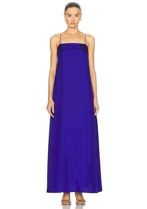 Rohe Silk Tank Dress in Electric Blue - Blue. Size 34 (also in ).