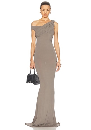 RICK OWENS LILIES Sahara Gown in Dust - Grey. Size 40 (also in ).