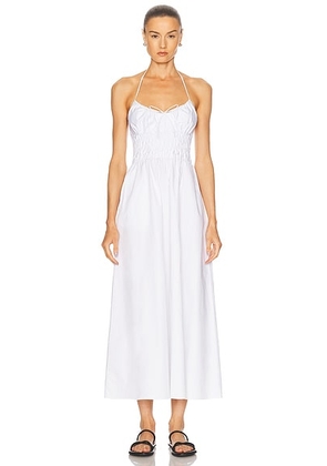 Solid & Striped The Lolita Dress in Optic White - White. Size XS (also in ).