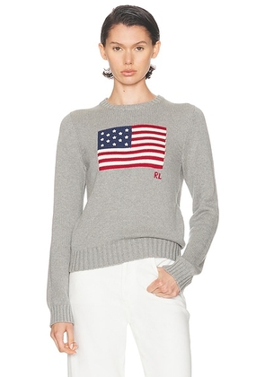 Polo Ralph Lauren Crewneck Sweater in Drift Grey Melange - Grey. Size XS (also in ).