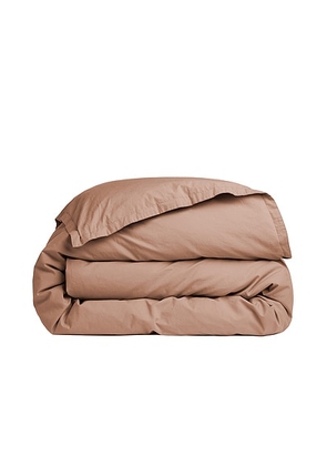 Parachute Core Percale Duvet Cover in Adobe - Rose. Size FULL/QUEEN (also in ).