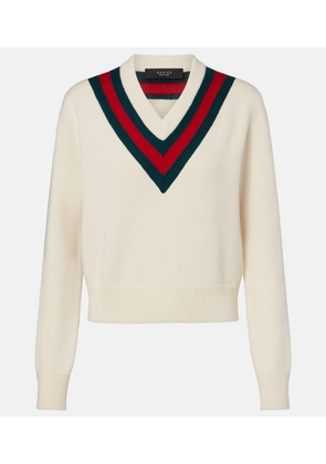 Gucci Web Stripe wool sweater