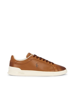 Polo Ralph Lauren Court II Sneaker in Pale Russet - Brown. Size 7 (also in 8).