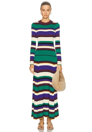 SIMONMILLER Sandrine Knit Dress in Tropical Multi - Green,Purple. Size S (also in L, XS).