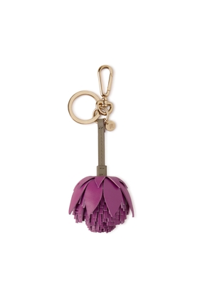 Mulberry Women's Flower Keyring - Pom Pom Orchid Bloom