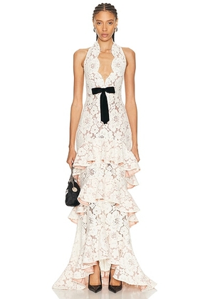 Retrofete Senara Dress in Cream - Cream. Size S (also in ).